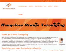 Tablet Screenshot of hovhengelo.nl